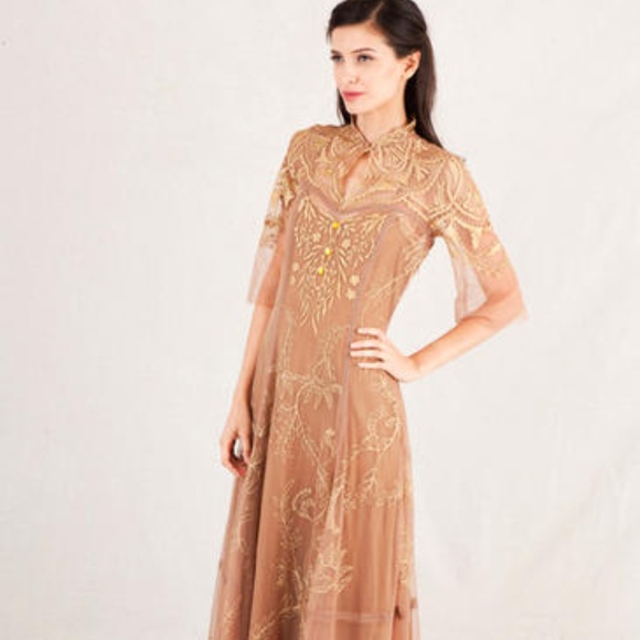 Nataya Dresses & Skirts - Nataya Antitque Gold Vintage Inspired Wedding Dres Nataya Dresses & Skirts - Nataya Antitque Gold Vintage Inspired Wedding Dres